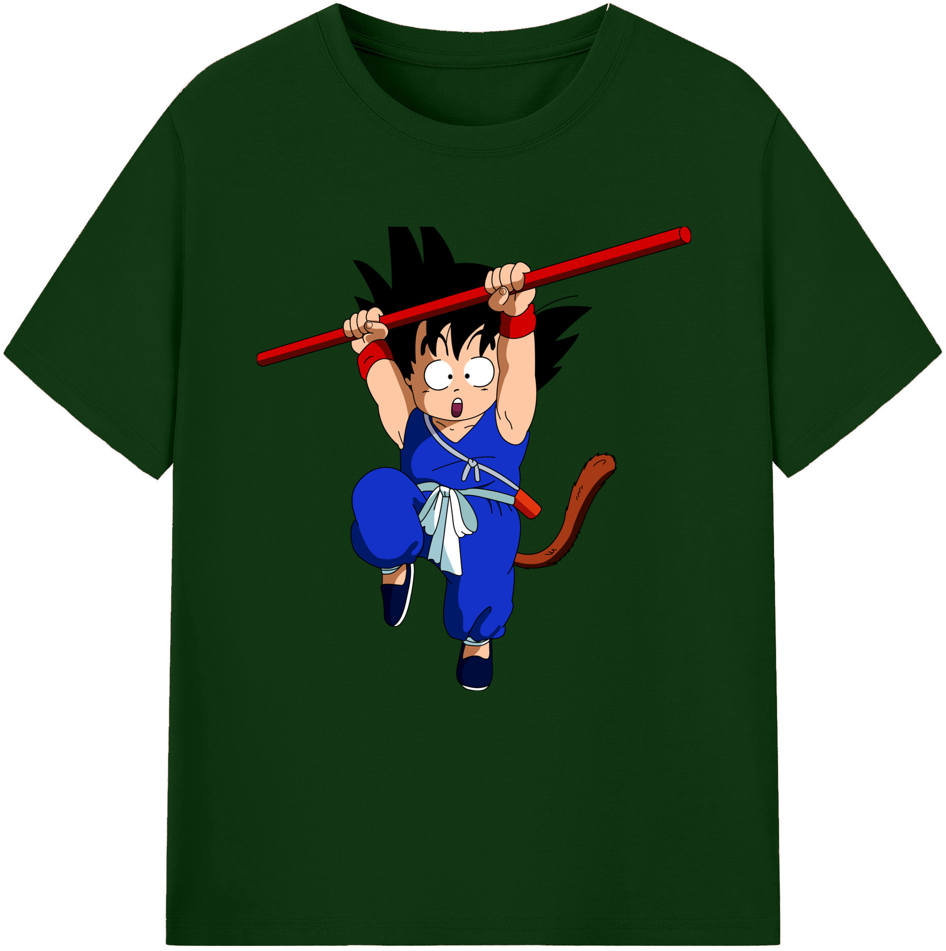 （画像用） ドラゴンボール 孫悟空（そん ごくう）Son Goku カカロット DRAGON BALL Kakarotto 綿100％半袖Tシャツ（フロントプリント）